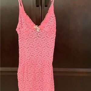 💕 Hot Pink Victoria Secret Lingerie Set Size Medium NWOT